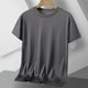 thumbnail image 1 of pstuiky camisetas para hombre, Blusas/camisetas casuales de verano para hombre, de color liso y cuello redondo camisas casuales para hombre xxxxxl, 1 of 8