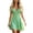 Mint Green, variant on SROBPTY Summer Dresses for Women Solid Sleeveless V Neck Spaghetti Strap