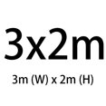 thumbnail image 3 of 2x2/3x2/6x3M Wedding Fairy String Light Christmas 300 LED Holiday Garland For Garden Party Outdoor Home Street Curtain Decor, 3 of 5