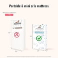 thumbnail image 5 of Holly 3 inch Fiber Portable/Mini Crib Mattress, 5 of 7