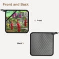 thumbnail image 2 of Saiise Pikmin Print 1 PC Pot Holders for Kitchen - Cotton Oven Hot Pads Set with Non-Slip Silicone Grip and Pocket Heat Resistant Pans Handle Covers Potholders, 2 of 7