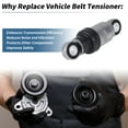 thumbnail image 7 of Unique Bargains Belt Tensioner Drive Belt Tensioner Pulley Assembly for BMW 3 Series 316i 318i 1992-2000 No.533000510/11313345390/11281247051/11287835417 Metal 1 Pc, 7 of 7