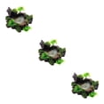 thumbnail image 3 of Maytalsory Décoratif Reptile Bol d'Eau Alimentaire Plat de Résine Ferme et Stable en Résine 3Set, 3 of 6