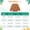 thumbnail image 2 of URMAGIC Jeccie Toddler & Baby Boys Dinosaur Graphic Terry Sweatshirts Tops, 2 of 7