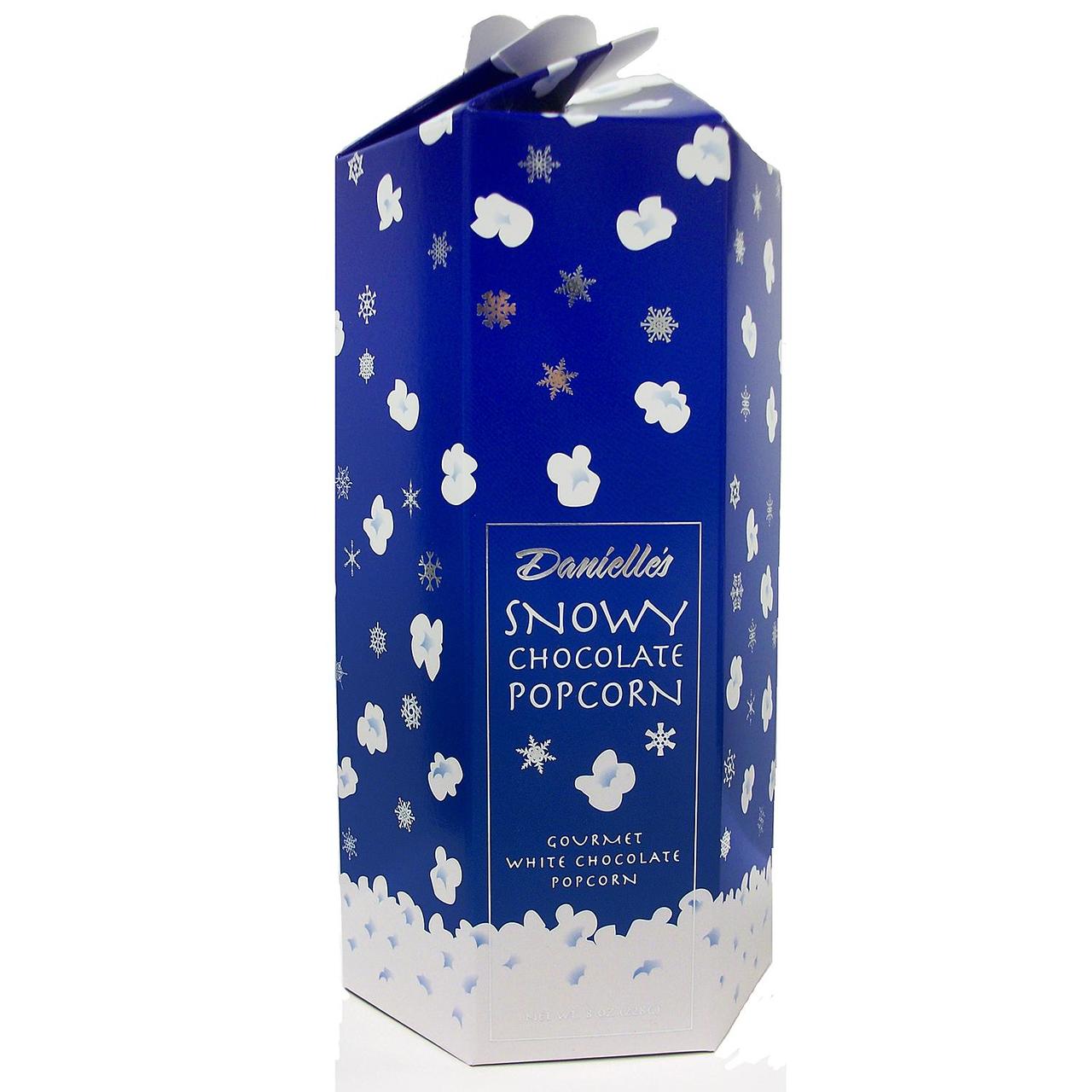 snowy white chocolate popcorn