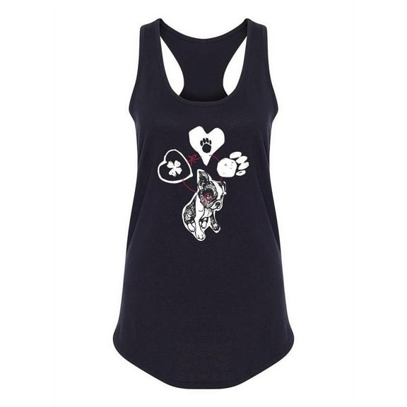 Puppy In Monocle Glasses Tank Women -Image by Shutterstock, Female XX-Large