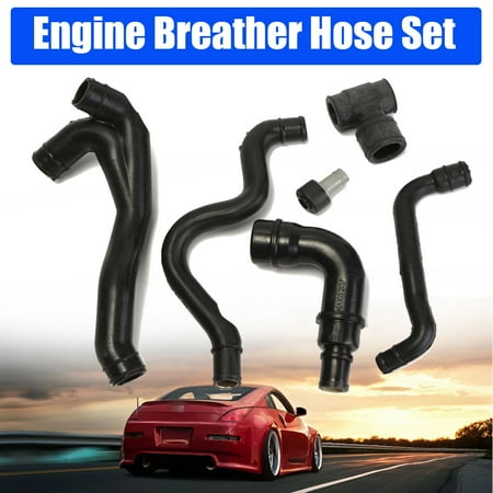 - 6pcs For VW Jetta Golf MK4 1.8T AWW AWP Engine Crankcase Breather Hose Kit 99-03