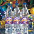 thumbnail image 1 of 24 etiquetas de botellas de agua de Mardi Gras y 6 tapas de botellas de conejo, pegatinas impermeables, 4 diseños festivos, decoraciones autoadhesivas para bebidas, artículos para fiestas, 9x2, 1 of 6