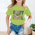 thumbnail image 2 of shqvo Sassy Soul T Shirt for Girls Western Sassy Soul Print Tees Western Design Short Sleeve Tops Shirt Summer Clothes for Kids, 2 of 4
