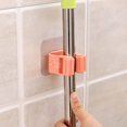 thumbnail image 5 of Organizador de montaje en pared ajustable, soporte autoadhesivo para escobas para lavadero y garaje, admite herramientas de hasta 20 kg, fácil instalación sin taladrar ni tornillos, resistente al, 5 of 5