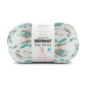 Bernat® Baby blanket™ #6 Super Bulky Polyester Yarn, Seafoam print 10.5oz/300g 220Yd (2pk)