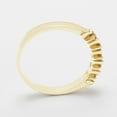 thumbnail image 3 of LBG British Made 14k Yellow Gold Natural Citrine Womens Eternity Ring - 33 size options - Sizes 4 to 12 Available, 3 of 6
