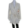 Juicy Couture Womens Belted V Neck Terry Angel Robe White Size Medium