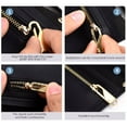 thumbnail image 2 of 6 Pieces Zipper Pulls Tab Replacement Zipper Repair Kit Metal Zipper Handle Mend Fixer Backpack Zippers Extender Zipper Pull Tab for Luggage Suitcase Backpack Bags Jacket Coat (Coppery), 2 of 7