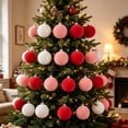 thumbnail image 4 of Shatterproof Christmas Ornaments, 12 Pack Painted Christmas Ball Set Tree Pendant Decoration Ornaments, 4 of 7