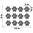 thumbnail image 4 of Animal Wall Decal Cute Paw Prints with Bones and Cute Dog Face Pattern Bedroom Wall Decal for Children Dog Cute Themed Room - Size: 12 In x 9 In, 4 of 5