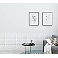 thumbnail image 6 of EFINNY White, 3D Wall Panels Peel & Stick Wallpaper, 6 of 12