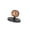 Black, variant on Wood And Metal Coffee Ground Tamper For Home Or Cafe Brewing Espresso Press Tool
