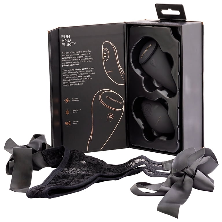 Coquette The Secret Panty Vibrator, Black