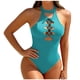 thumbnail image 2 of Traje de baño de una pieza para mujer, traje de baño de moda para mujer, sin mangas, para uso diario, traje de baño conservador de cuerpo unido, traje de baño de moda playera para mujer, trajes de bañ, 2 of 5