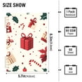 thumbnail image 2 of FORMRS 1-Subject Spiral Notebook 8" x 5" College Ruled 60 Refillable Sheet A5 Hard Cover, 2 Pack, Red Christmas Box Pattern, 2 of 7