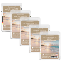 Scentsationals Warm White Sands Scented Wax Melts, 2.5oz, 5-Pack