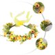 thumbnail image 4 of KAKOWELY Diadema con guirnalda floral para novia, accesorio de fotografía para fiesta de bodas, 4 of 5