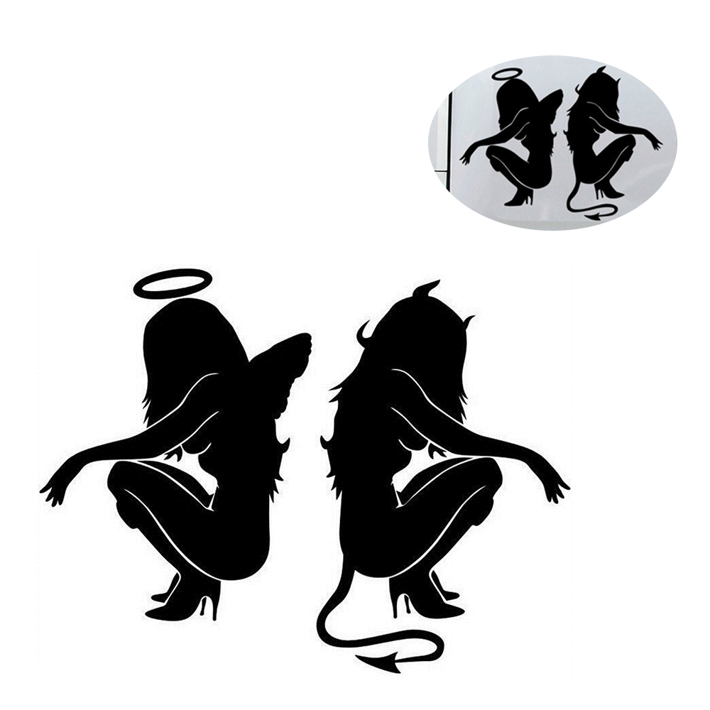 Angels and Demons Car Body Styling Sticker Removable Waterproof