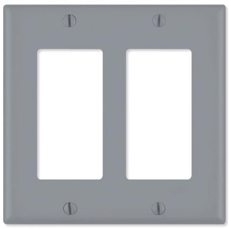 UPC: 0078477488454 | Leviton 80409-GY Decora Wall Plate  2 Gang  Grey