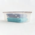 thumbnail image 5 of IRIS 6 Qt. Plastic Storage Bins with Lids, Stackable Storage Containers, Totes, 10 Pack, 5 of 7