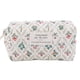 thumbnail image 5 of Lindo Bolso Maquillaje Floral Acolchado Algodón Vintage Cosméticos para Mujeres (L), 5 of 9