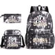 thumbnail image 4 of Roblox-mochila escolar de tres piezas estampada, mochila práctica transpirable, mochila de lona de gran capacidad, bolsa de mensajero, estuche de lápices, 4 of 4