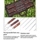 thumbnail image 3 of Eigraketly 5 piezas de tenedores para barbacoa de acero inoxidable, pinchos para barbacoa de verduras, pinchos en forma de U, palitos portátiles para asar Kits de desorden para acampar Eigraketly OD028534-01, 3 of 6