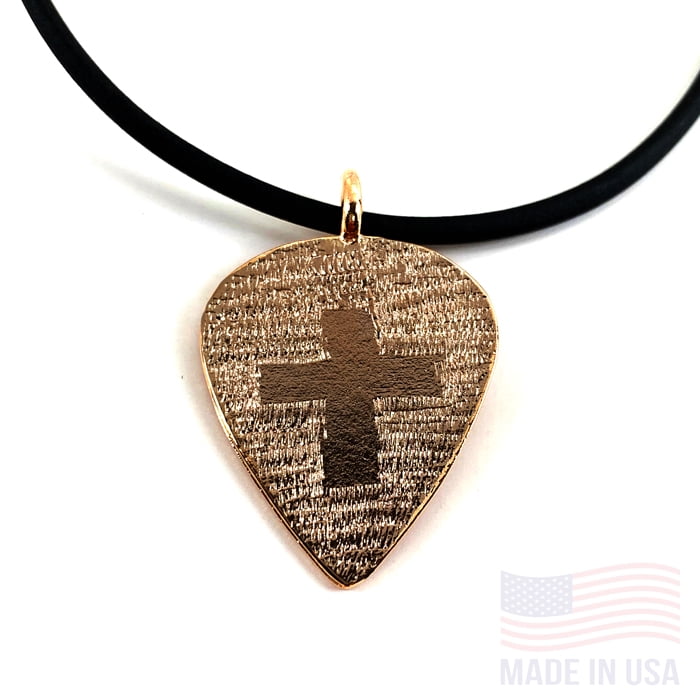 rose gold guitar pick