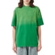 thumbnail image 1 of Camiseta de algodón de manga corta con cuello redondo para hombre y mujer, moda con degradado, suelta, manga corta, para adolescentes, 1 of 5