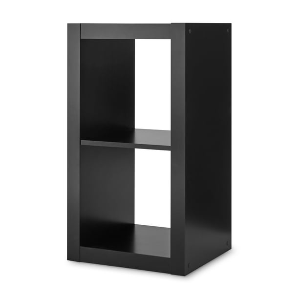 Better Homes Gardens 2 Cube Storage, Black Cube Bookcase