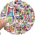 thumbnail image 5 of Pegatinas Tie Dye Rainbow Waterproof Graffiti 100 unidades, 5 of 5