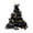B, variant on Halloween Shiny Tinsel Wizard Hat, Wearable Party Costume Hat for Adults and Kids, Bendable Themed Accessory for Halloween Party Desktop Decoration Photo Prop