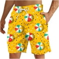 thumbnail image 3 of UVEASISHA Mens Funny Swim Trunks Palm Tree Print Beach Shorts Big and Tall Lightweight Quick Dry Board Shorts Drawstring Loose Swimwear Bathing Suits Limited Time Sales Today Multicolor M, 3 of 6