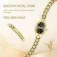 thumbnail image 4 of LIEBIG Small Gold Watches for Women Dainty Analog Ladies Quartz Watch Oval Case Waterproof, 4 of 9