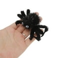 thumbnail image 2 of Unique Bargains 1 Pc Hair Clip Fashion Halloween Duckbill Clip Spiders Hair Barrettes Black, 2 of 5