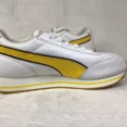 thumbnail image 3 of PU & MA Street Cat Leather Women’s Sneakers. Size 8.5 White & Yellow Vintage Style!, 3 of 6