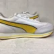 thumbnail image 3 of PU & MA Street Cat Leather Women’s Sneakers. Size 8.5 White & Yellow Vintage Style!, 3 of 6
