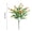 E, variant on Artificial Flowers Bundle for Outdoor Decor - Fake Plants with Green Shrubs and Eucalyptus, Lifelike Garden Porch Decoration with 7 Stems per Bunch