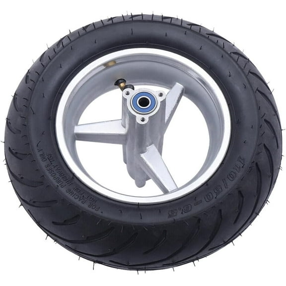 Replacement Rear Wheel, 11inch Mini Rear Tire Wheel, Rear Wheel with Inner Tube Anti-Skid Accessories for 49cc Pocket Bike