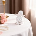 thumbnail image 4 of White Resin Angel Praying Statue with Wings, Holding Book,Outdoor Garden Ornament,Heart-Shaped Holder for Home Decor, Sympathy Memorial & Inspirational Keepsake Gift, 4 of 6