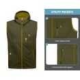 thumbnail image 6 of Little Donkey Andy Men's Lightweight Softshell Vest Windproof Sleeveless Jacket for Travel Hiking Running Golf Size L, 6 of 7