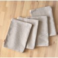 thumbnail image 2 of Fennco Styles Striped Two-Side Use Reversible Placemats 13" W X 19" L, Set of 4 - Ivory Woven Table Mats for Home, Dining Table, Banquets, Holidays and Special Occasions, 2 of 12