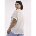 thumbnail image 3 of No Boundaries Washed Graphic Boyfriend Tee, Women's and Women's Plus, 3 of 5