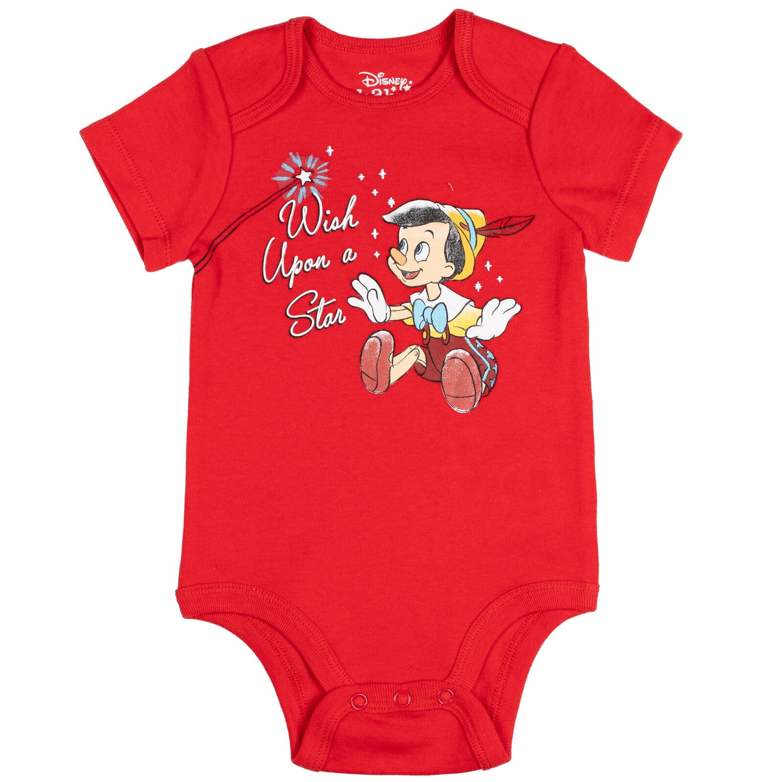 Disney Classics Baby Boys' 5-Pack One Piece Bodysuits Navy Red Blue Grey